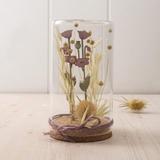 Tige de Papaver et herbe en bois 20 cm thumbnail