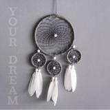 2 kits DIY Attrape-rêves blancs et gris thumbnail