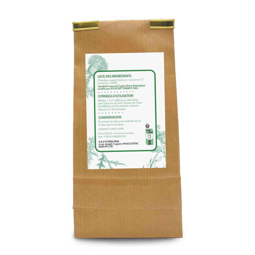 Chardon marie bio semence tisane 100g thumbnail
