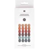 24 Perles rondes - bois couleur terre - 22 mm thumbnail