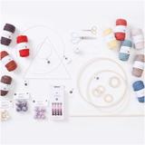 6 Perles rondes - bois gris - 30 mm thumbnail