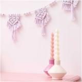10 Perles rondes - bois rose - 20 mm thumbnail