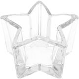 Bougeoir en verre étoile 10,8 cm thumbnail