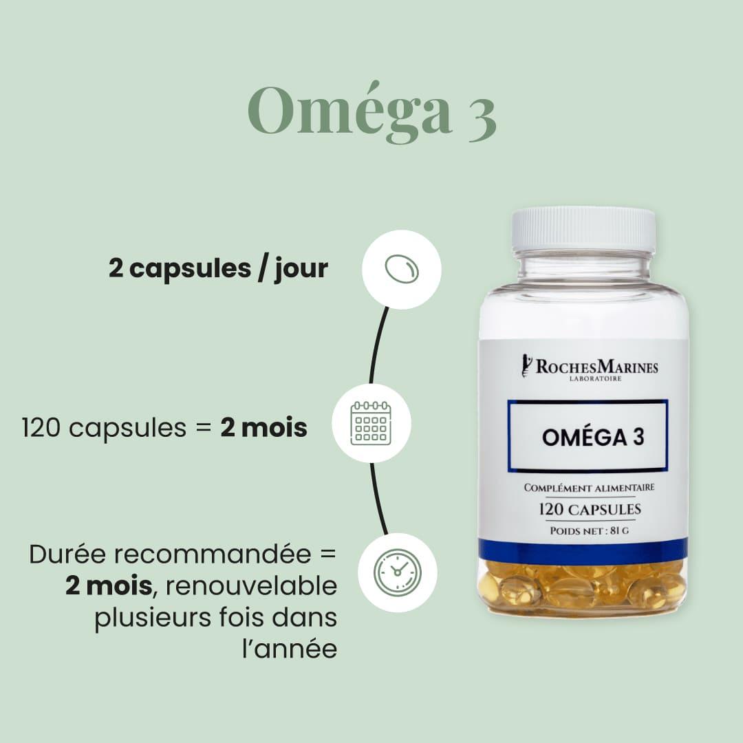 OMÉGA 3 purs EPA DHA -  120 capsules thumbnail