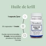 HUILE DE KRILL - Cœur, Cerveau, Vision - 30 capsules thumbnail