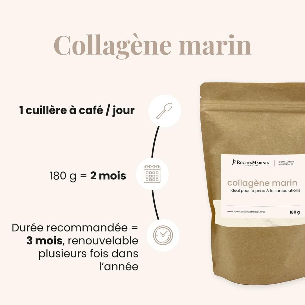 COLLAGÈNE- FORMAT ÉCO - Peau et articulations - Poudre 180 g thumbnail