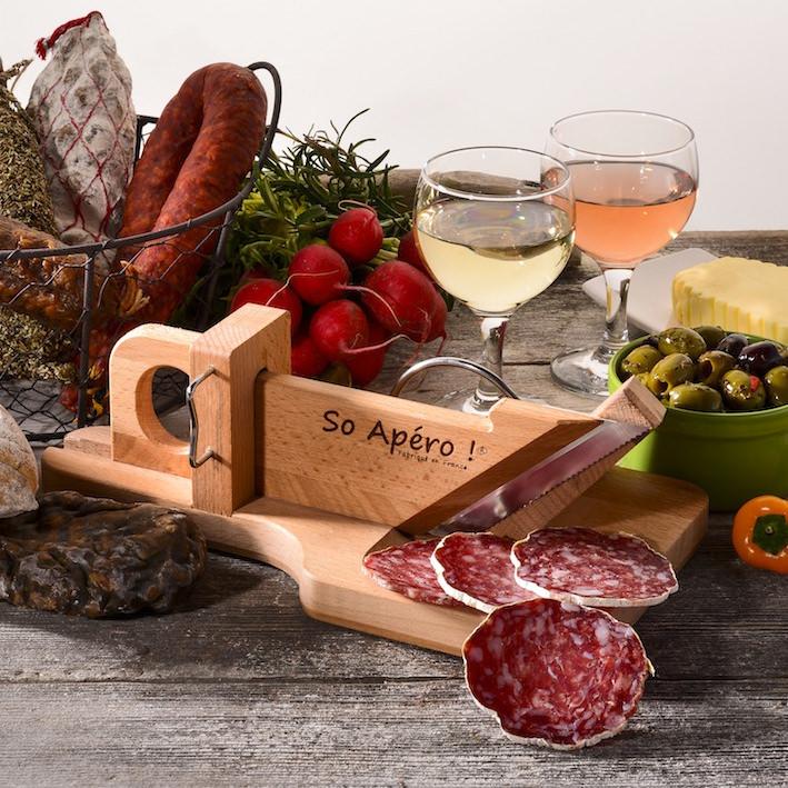 Guillotine à saucisson en bois de hêtre So Apéro thumbnail
