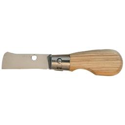 Couteau greffoir pliant manche en chêne