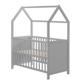 Lit Cabane Bébé Évolutif 60x120 - Réglable en hauteur thumbnail