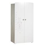 Armoire 2 portes bébé 175x85x56cm en Mélamine thumbnail