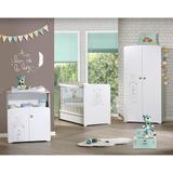 Armoire 2 portes bébé 175x85x56cm en Mélamine thumbnail