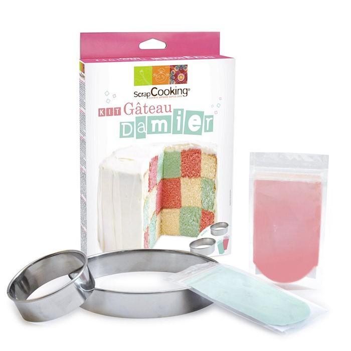 Kit gâteau damier
