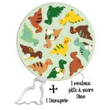 Kit décoration de biscuit Ø 29,5 cm - Dinosaure thumbnail