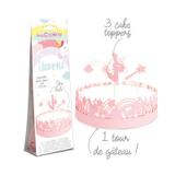 Décoration gâteau licorne en papier thumbnail
