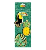 3 Découpoirs en inox dorés - Toucan thumbnail