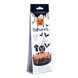 Décoration papier noires pour gâteau Halloween thumbnail
