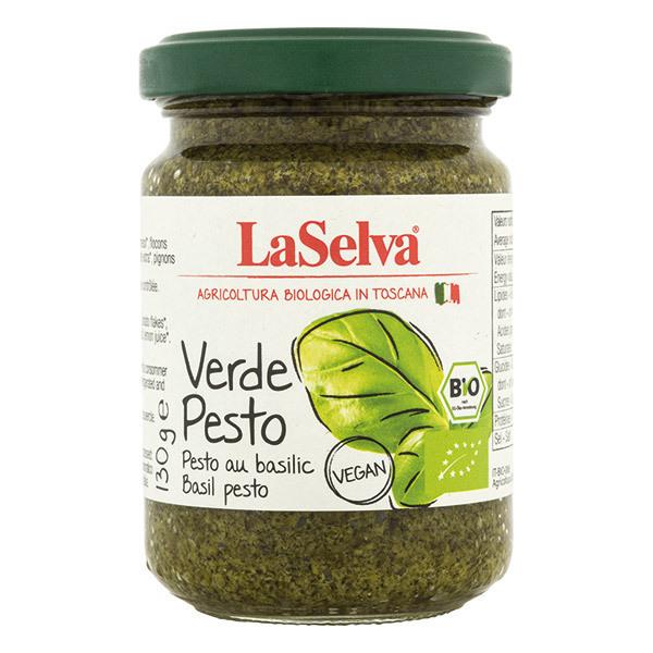 Pesto vert sans ail au basilic bio 130g