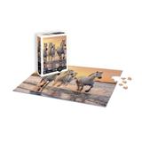 Puzzle 500 pièces xl - chevaux en camargue thumbnail