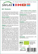 Ensemble de culture - BIO - Rhubarbe - 50 graines thumbnail