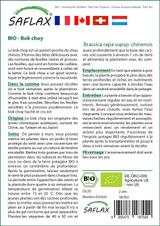 BIO - Bok choy - 300 graines - Brassica thumbnail