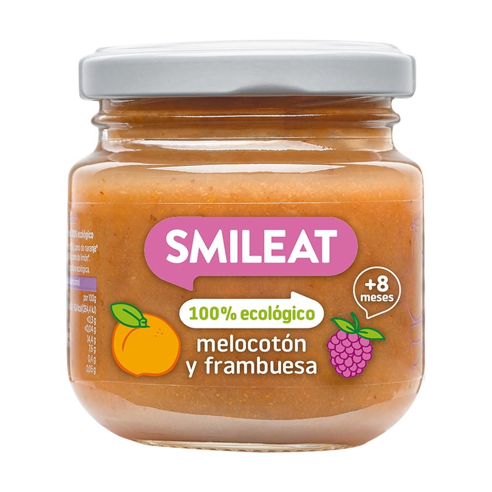 Pot bio pêche et framboise 8m+ 130 g