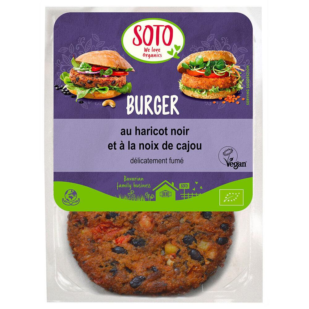 Burger haricot noir et cajou 2x80g
