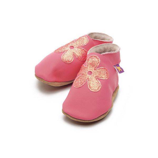 Chaussons cuir Fleur 18-24 mois