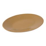 Plat ovale Bohémia 41,5 cm moutarde thumbnail