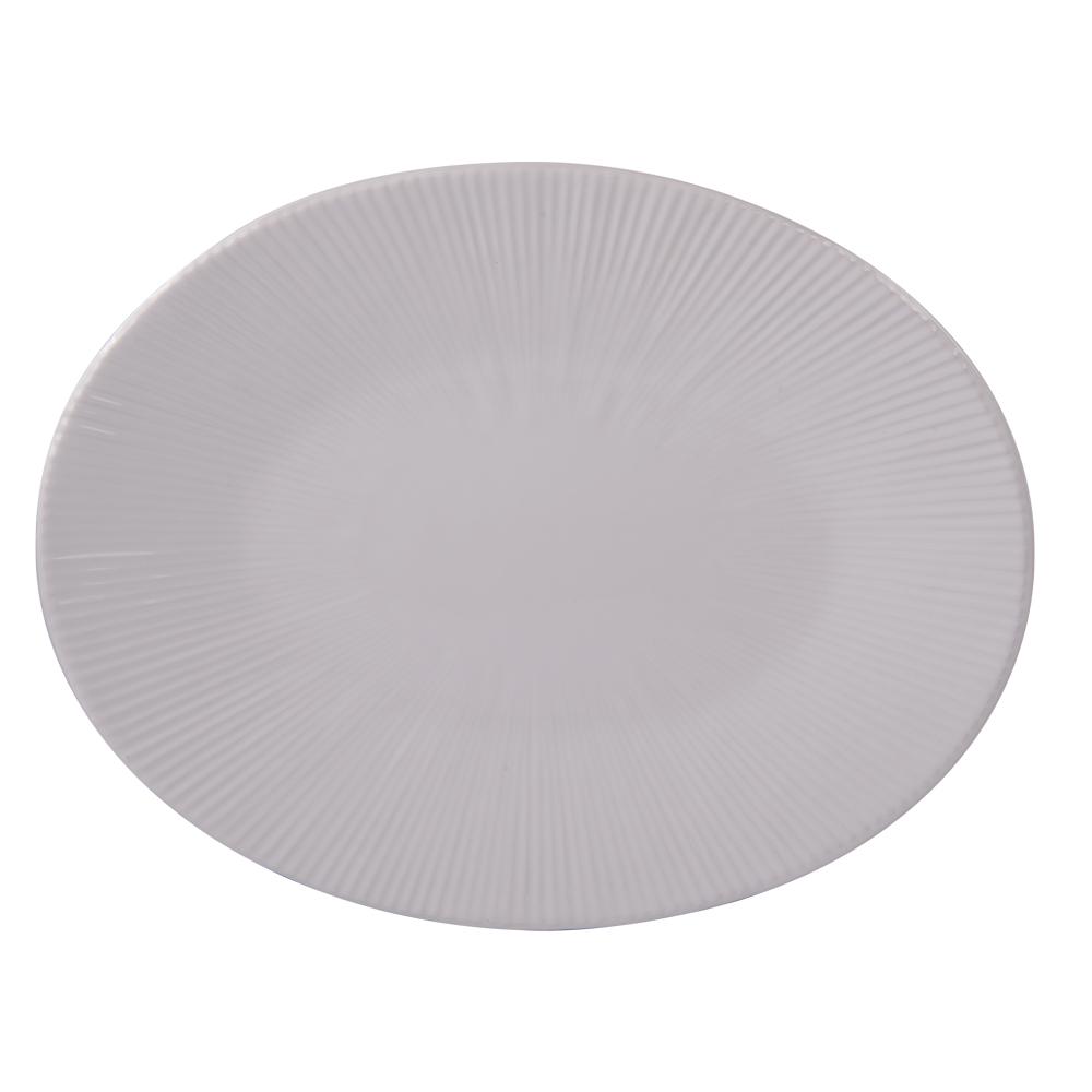 Plat ovale Bohémia 41,5 cm blanc thumbnail