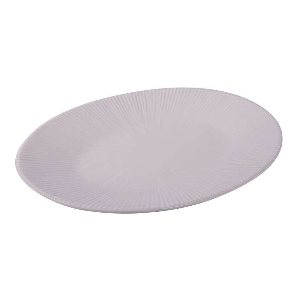 Plat ovale Bohémia 41,5 cm blanc thumbnail