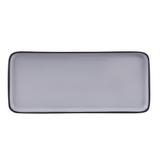 Plat rectangle Tikan 22x12 cm blanc thumbnail