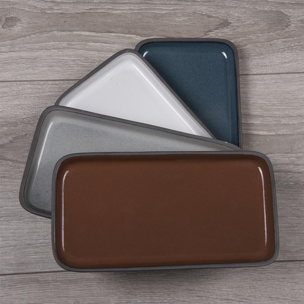 Plat rectangle Tikan 22x12 cm terra thumbnail