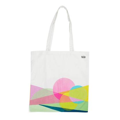 Sac de course type en coton Tasty Green