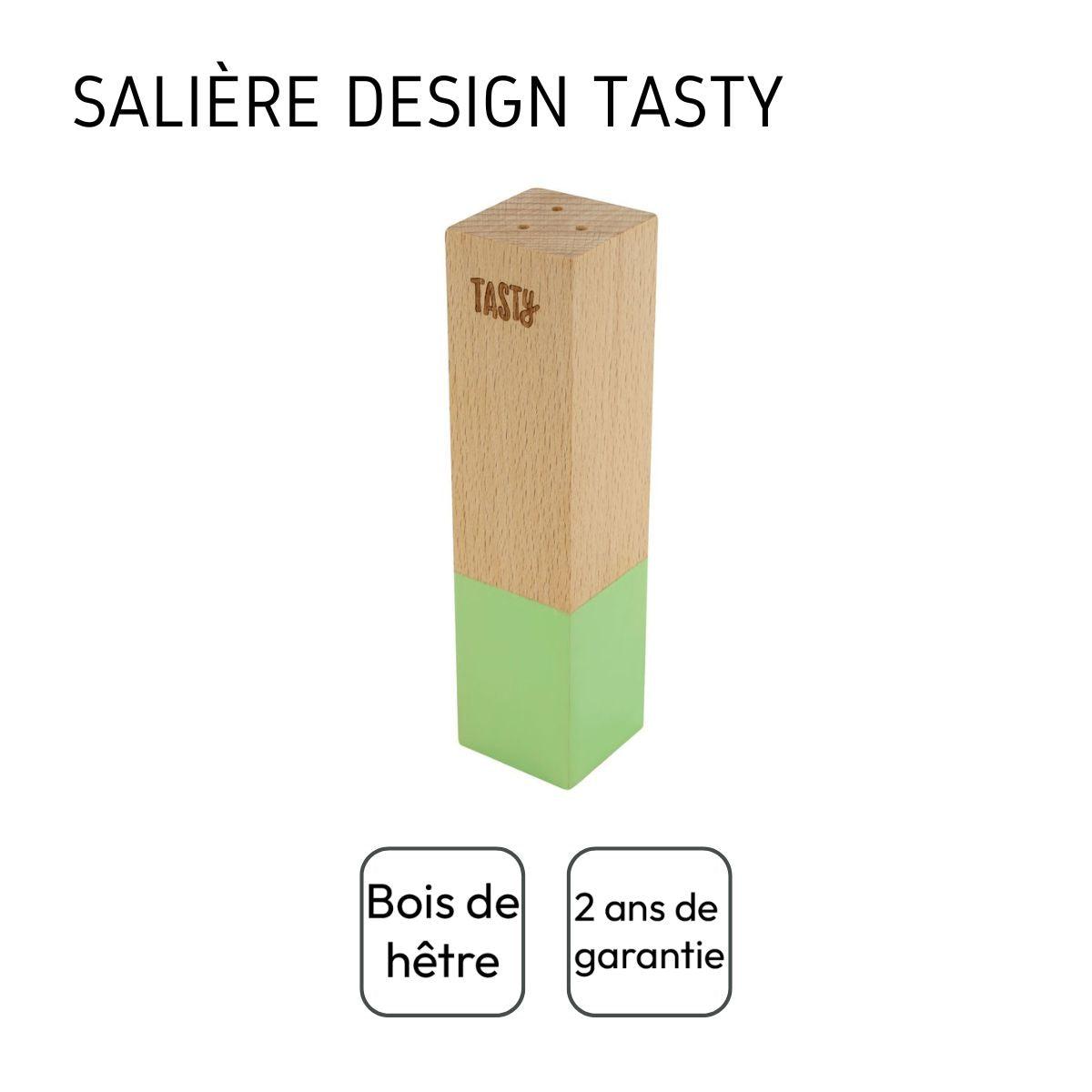 Salière en bois Tasty Green thumbnail