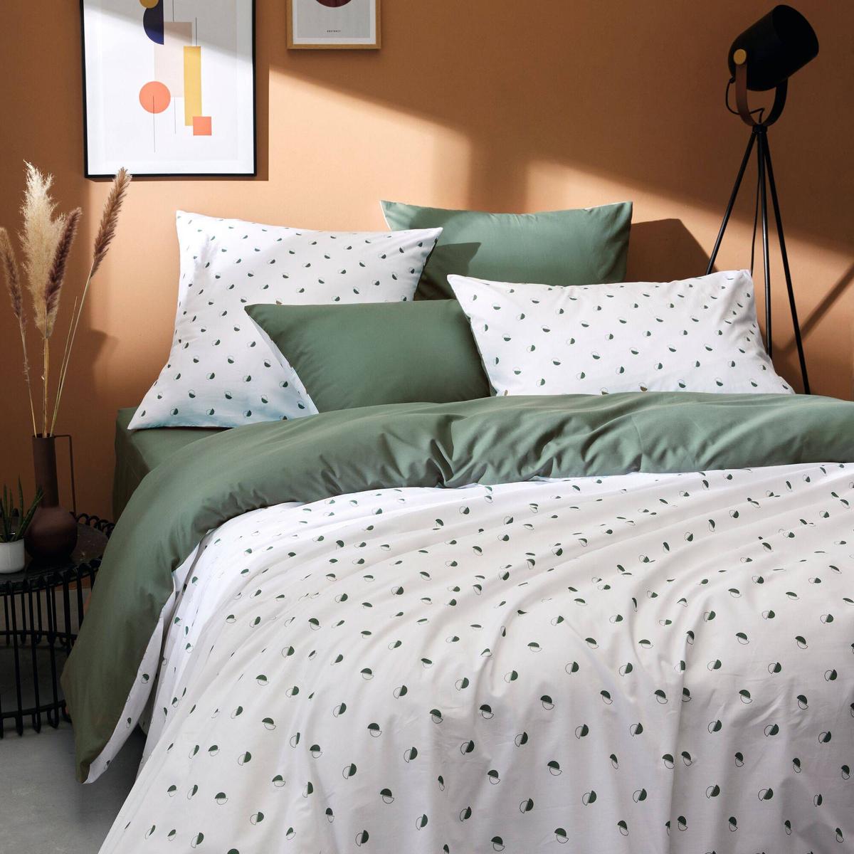 Housse de couette percale Alex Kaki TRADILINGE thumbnail