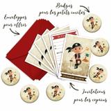 Kit de 6 badges Pirate anniversaire enfant thumbnail
