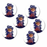 Kit de 6 badges Super-Héros anniversaire enfant thumbnail