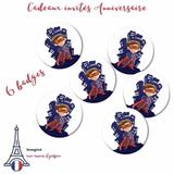Kit de 6 badges Super-Héros anniversaire enfant thumbnail