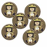 Kit de 6 badges Cléopâtre anniversaire enfant thumbnail