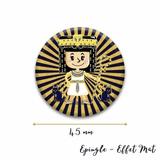 Kit de 6 badges Cléopâtre anniversaire enfant thumbnail