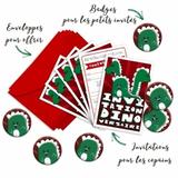 Kit de 6 badges Dinosaure anniversaire enfant thumbnail