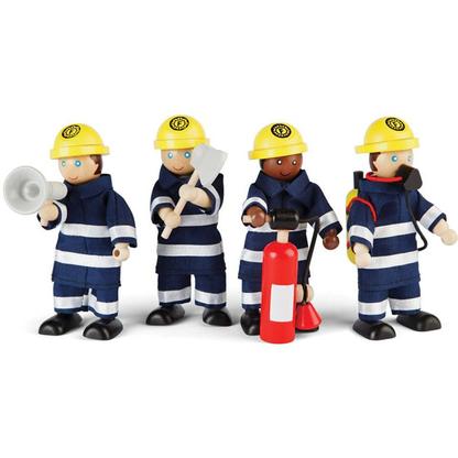 Pompiers - Set de 4 figurines - TIDLO