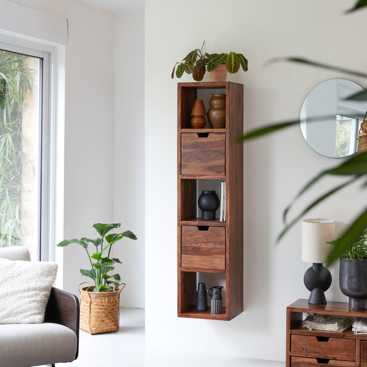 Etagère murale en bois de palissandre Kwarto thumbnail