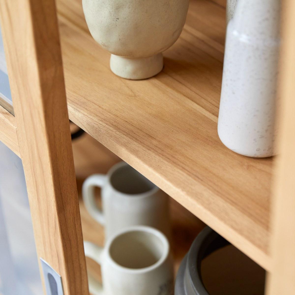 Vitrine en bois de teck 120 Coffee Tek thumbnail