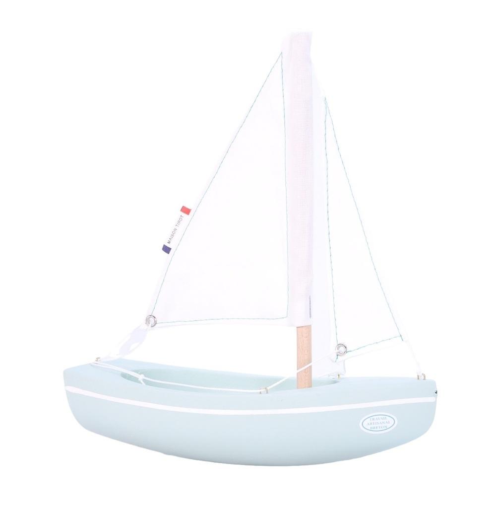 Bateau Le Sloop vert d'eau 21cm thumbnail