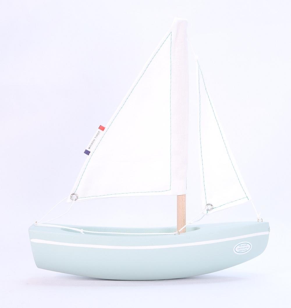 Bateau Le Sloop vert d'eau 21cm thumbnail