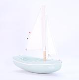 Bateau Le Sloop vert d'eau 21cm thumbnail