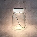 Lampe Solaire Pot de Lait 3,7V Automatique Blanc thumbnail