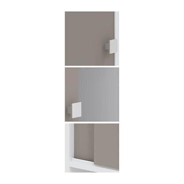 Meuble wc WAVE - blanc et taupe - SYMBIOSIS thumbnail