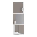 Meuble wc WAVE - blanc et taupe - SYMBIOSIS thumbnail